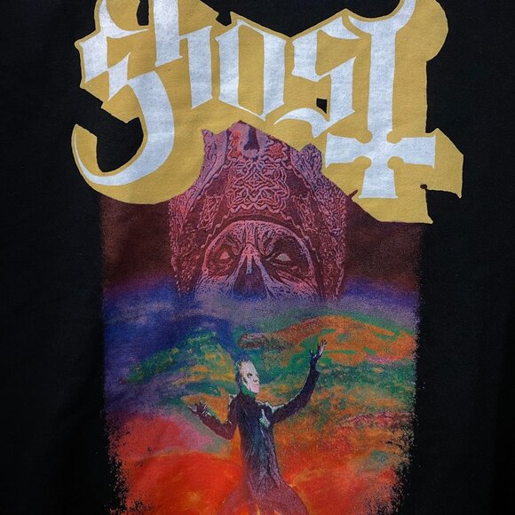 Ghost Cardinal Copia Death Metal Band Crewneck Sweater Small - Picture 2 of 4
